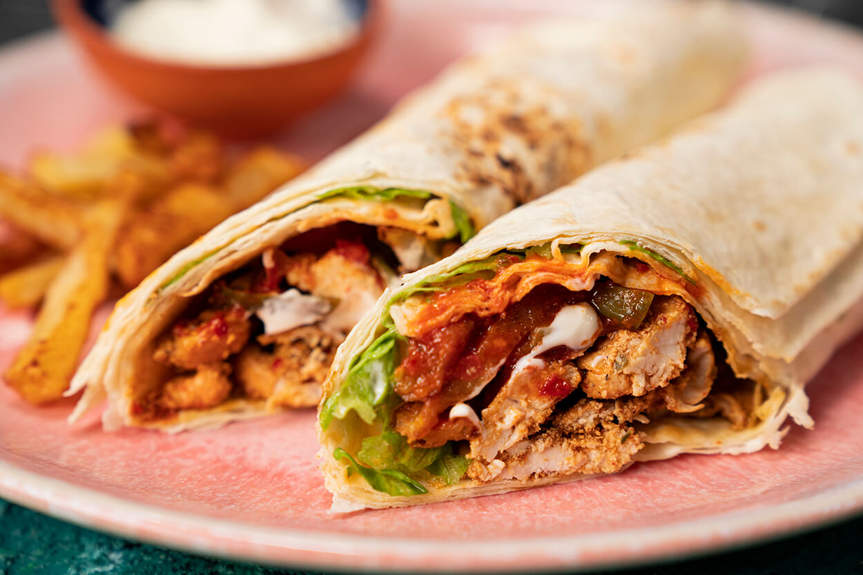 Fırında Tavuk Dürüm