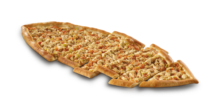 Tavuklu Kaşarlı Pide